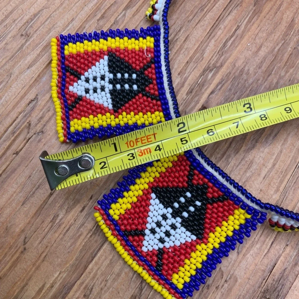 Handmade Beaded Traditional Eswatini Known as Ligcebesha Necklace